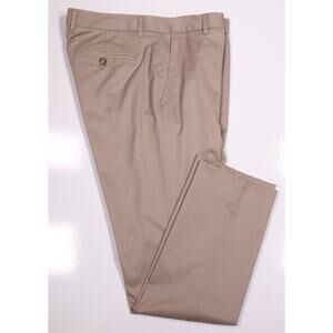 Bonobos Tailored Fit Khaki Tan Flat Front Cotton Stretch Pants Trousers 32x29